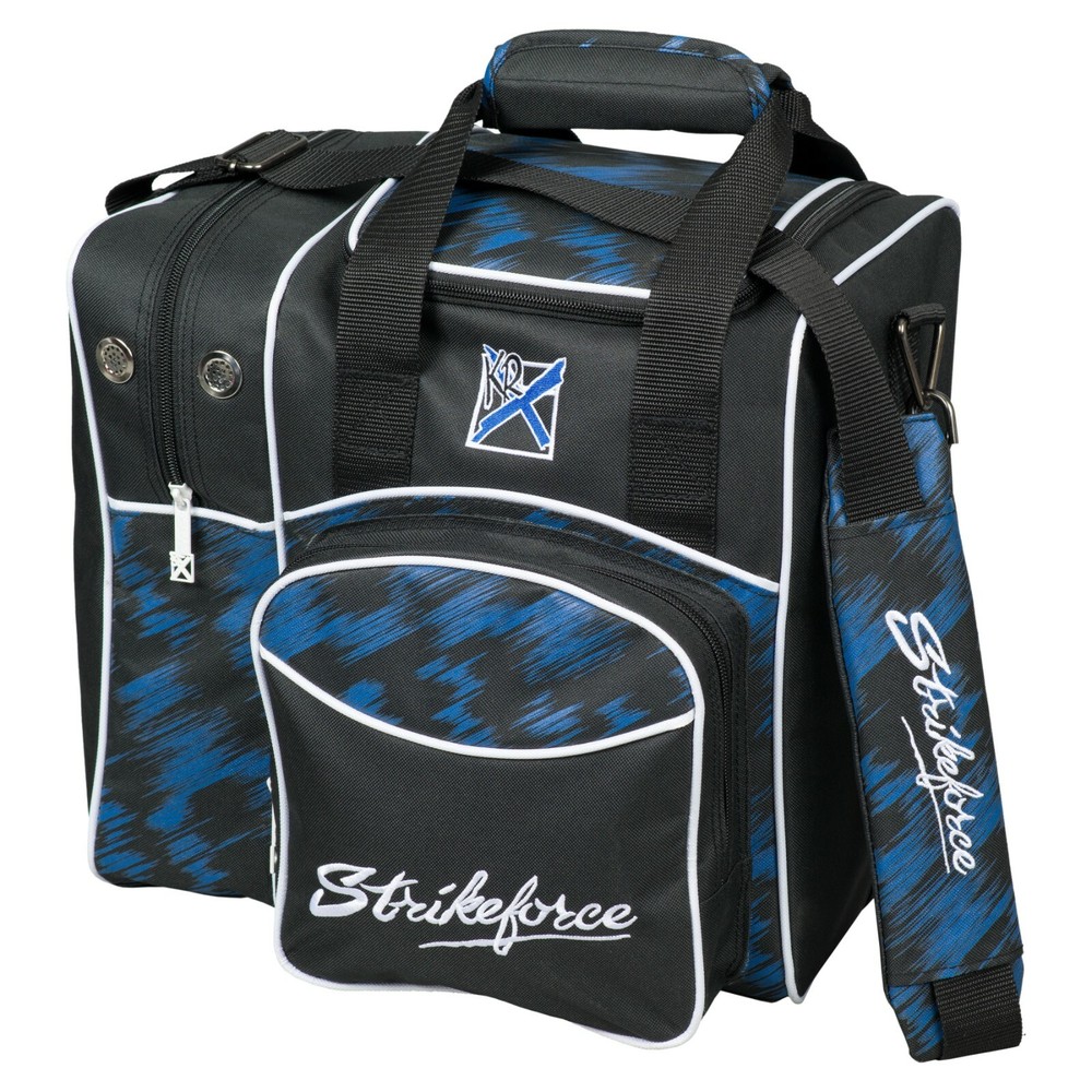 KR Strikeforce Flexx Single Blue Scratch 1 Ball Bowling Bag