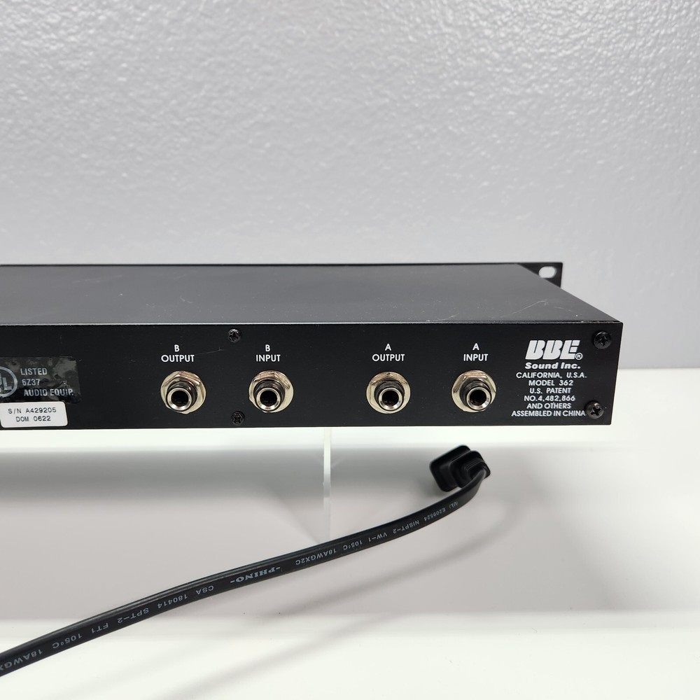 BBE 362 Sonic Maximizer Rack Mount Pro Audio