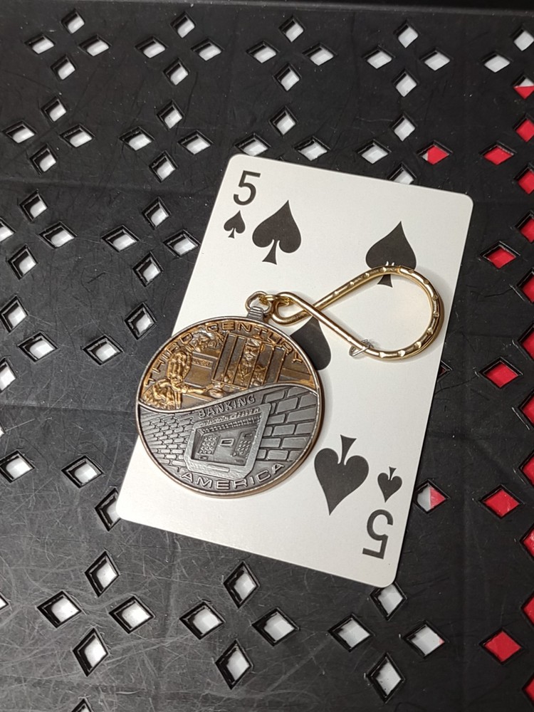 Super Awesome Third Century Banking Keychain