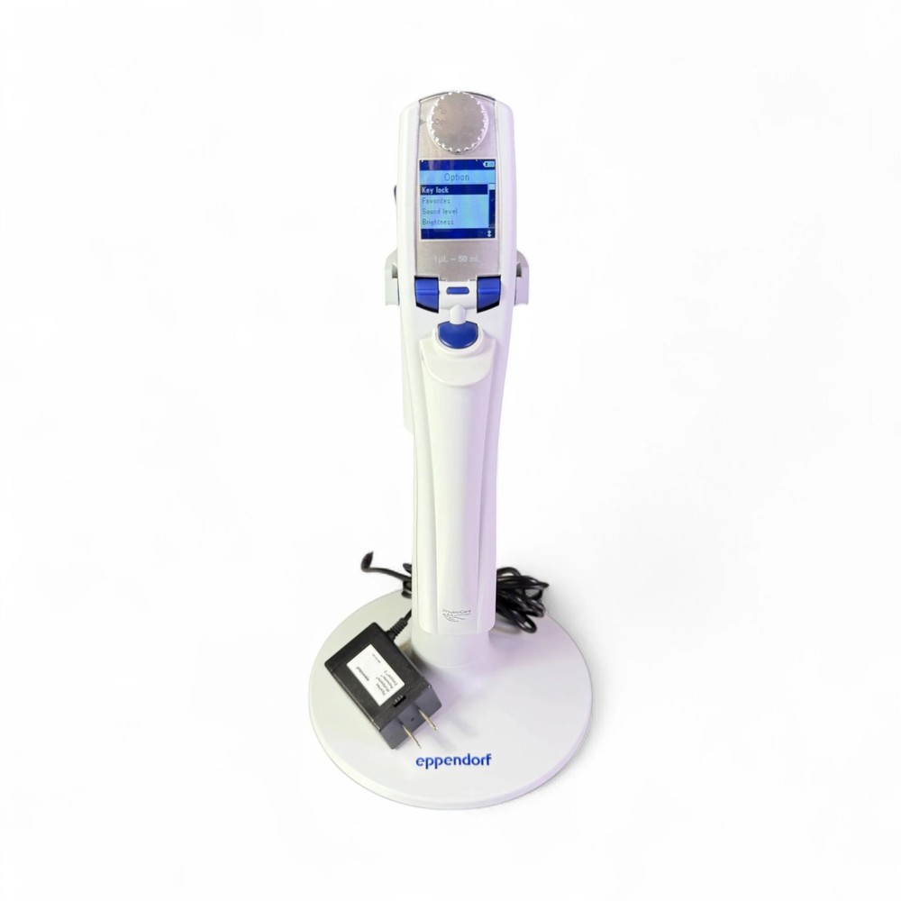 Eppendorf Repeater E3 Digital Pipette w/ Charging Stand 1uL-50mL