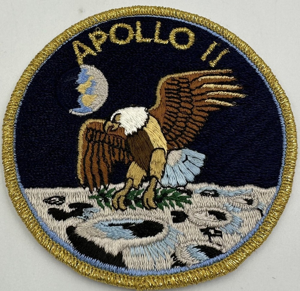 Vintage Apollo 11 Eagle Moon Landing NASA Space Patch