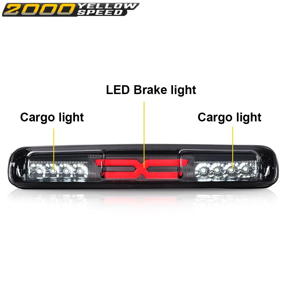 LED BAR FIT FOR 1999-2007 SILVERADO SIERRA THIRD 3RD TAIL BRAKE LIGHT CARGO LAMP