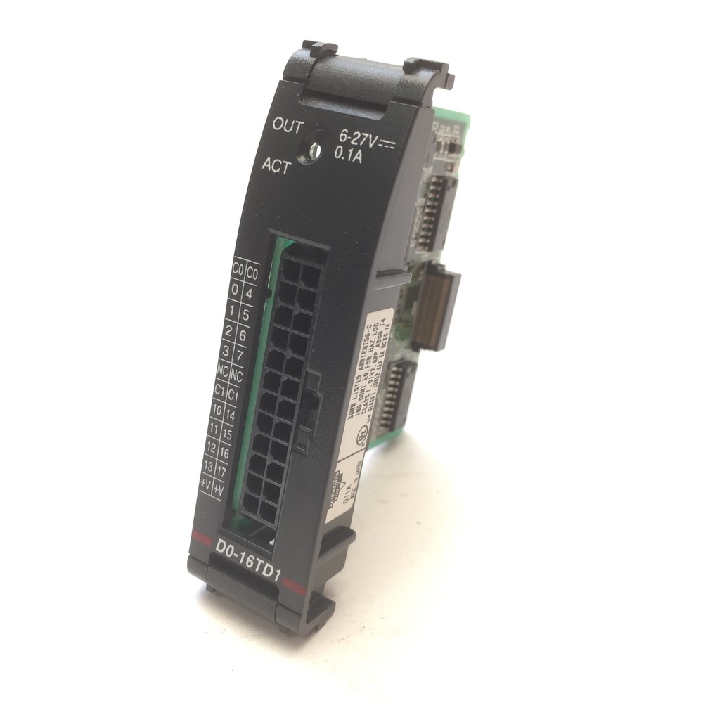 Automation Direct D0-16TD1 DirectLogic Discrete Output Module, 16-Point, 24VDC