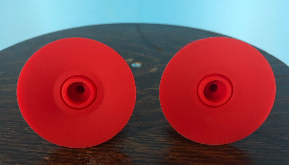 Burlington Recording TRIDENT HUB-LOCK Adapters Plastic (PAIR) - RED
