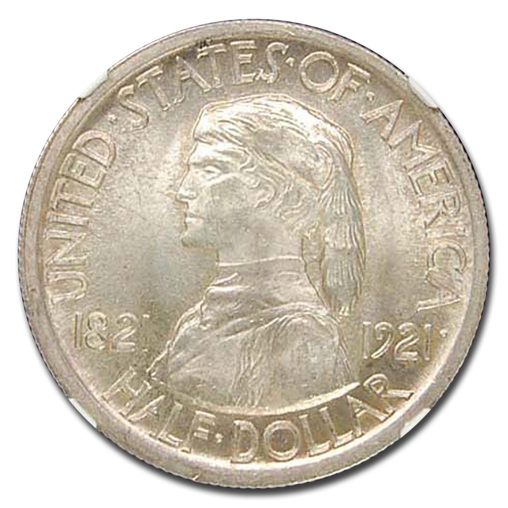 1921 Missouri Centennial Half Dollar Commem MS-65+ NGC