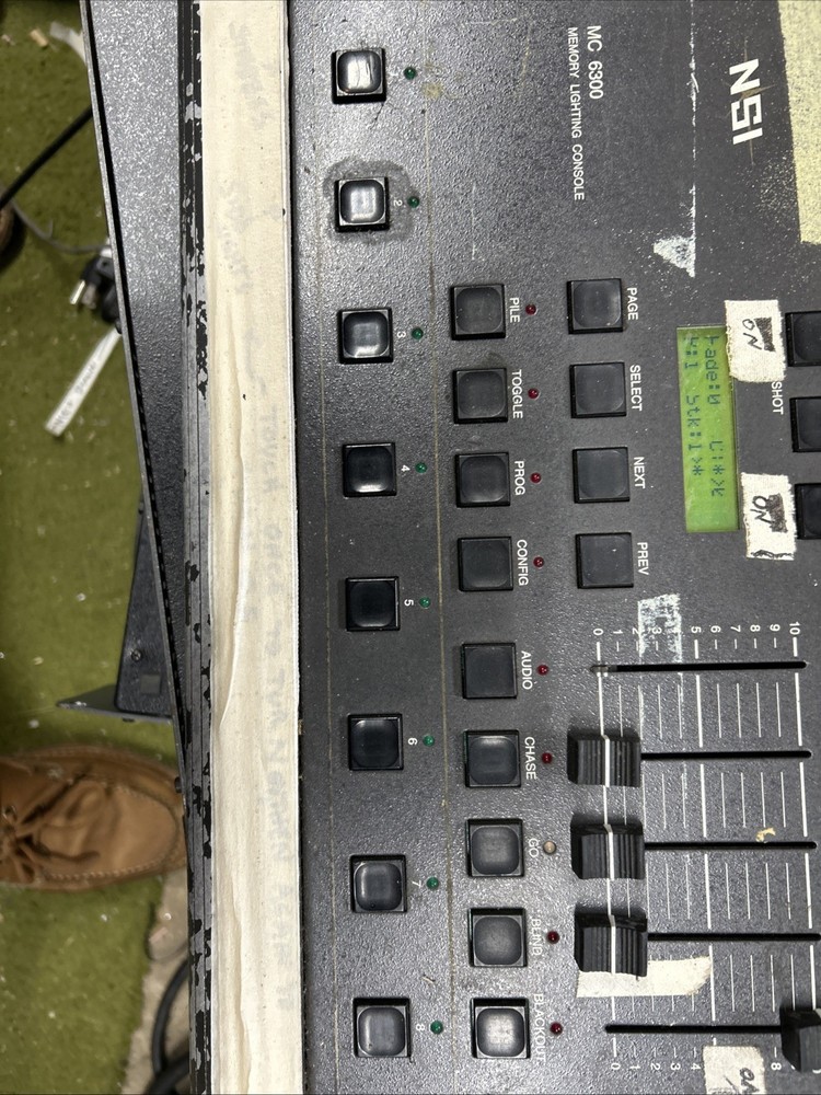 Dmx Stage Lighting Controller Nsi mC 6300 16 Channel Controller W Memory