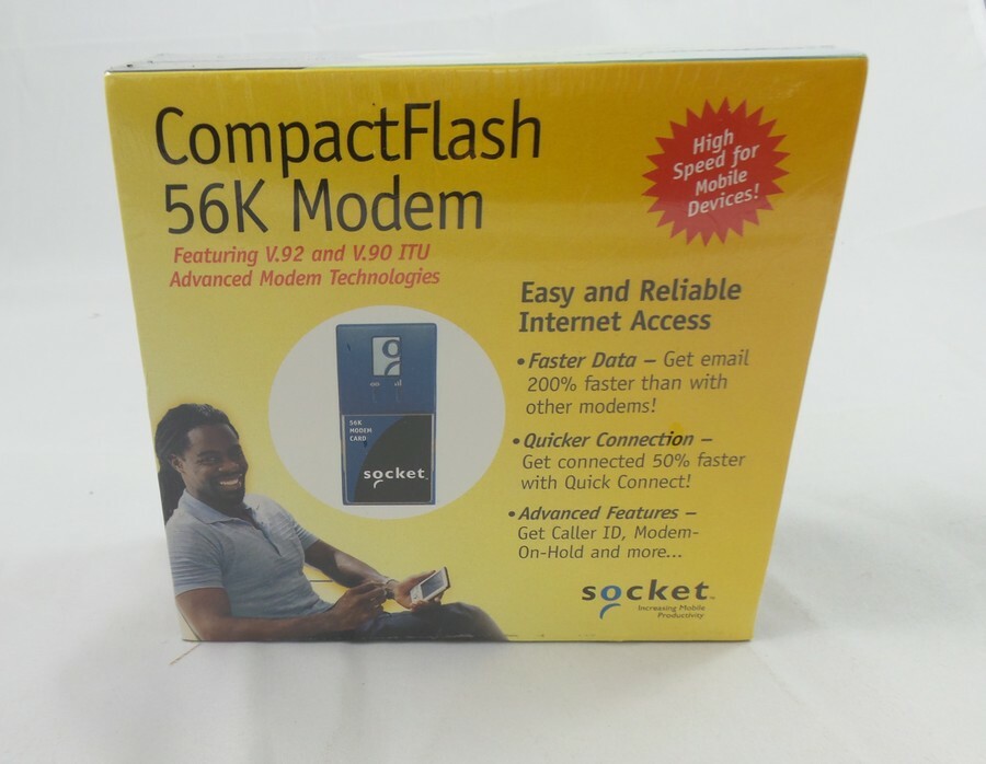 Rare Socket Communications 56 Kbps CompactFlash Card Modem (MO7007-693)