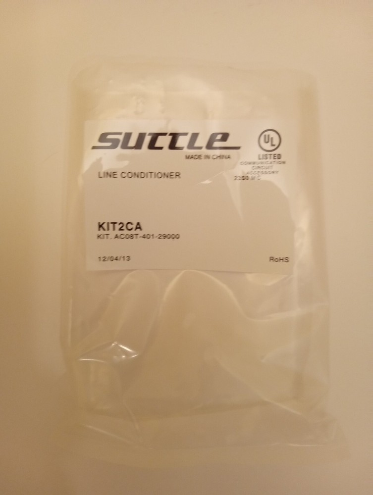 Suttle Line Conditioner Includes 2 each Open Package New KIT2CA AC08T-401-29000
