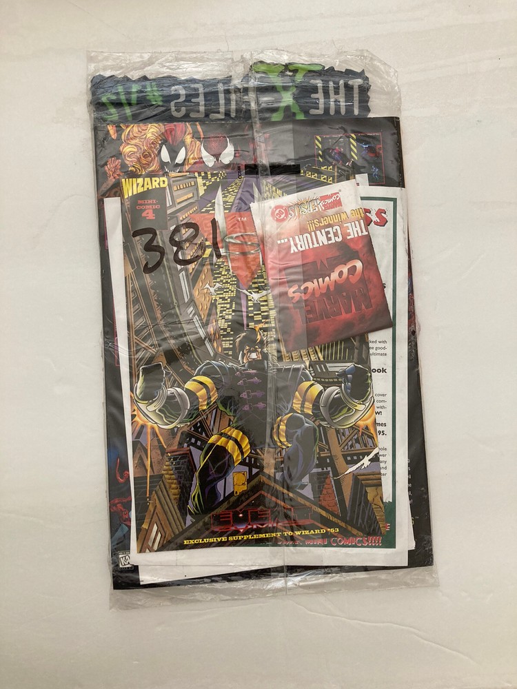Wizard Comics Magazine January 1996 #53 Polybag Spider-Man With Inserts