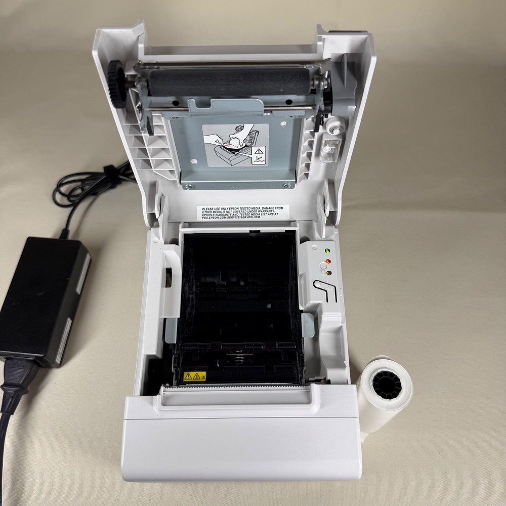 Epson TM-T20II-M Thermal Receipt Printer M267D USB Serial Starter Bundle 3” Roll
