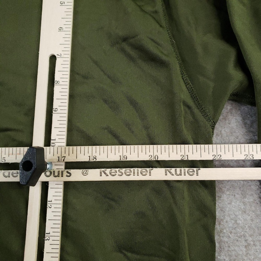 US Army Sleeping Shirt Men Medium Green Basic Long Sleeve Heat Retentive