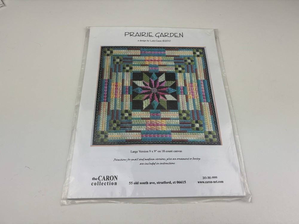 The Caron Collection Prairie Garden Sampler Needlepoint Pattern 7S