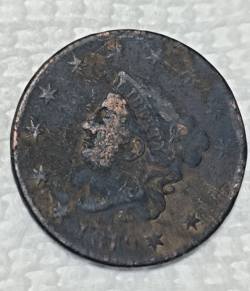 1819 Coronet head large cent US Coin