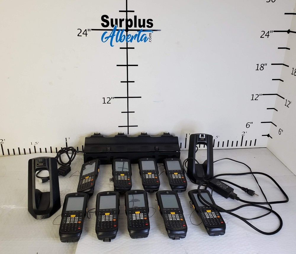 Motorola MC9590 Wireless Barcode Scanner x 9 Units + Chargers