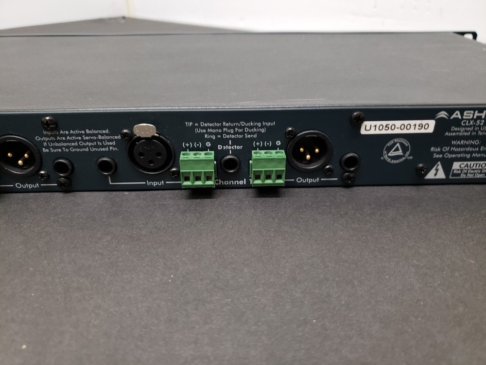 Ashly CLX-52 Dynamic Range Compressor/LIMITER *READ DESC*