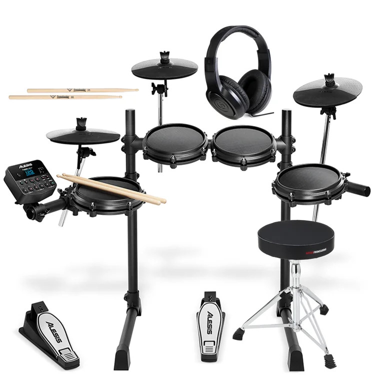 Alesis Turbo Mesh Electronic Drum Set Essentials Bundle