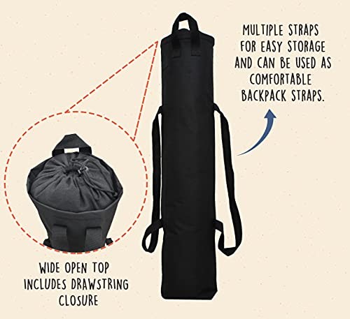 Camp Folding Chair Carry Bag (Replacement Bag), Outdoors Folding Solid-black