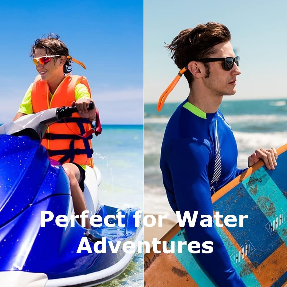 5 Pcs Floating Sunglasses Strap Adjustable Floating Foam Sunglass Glasses Str...