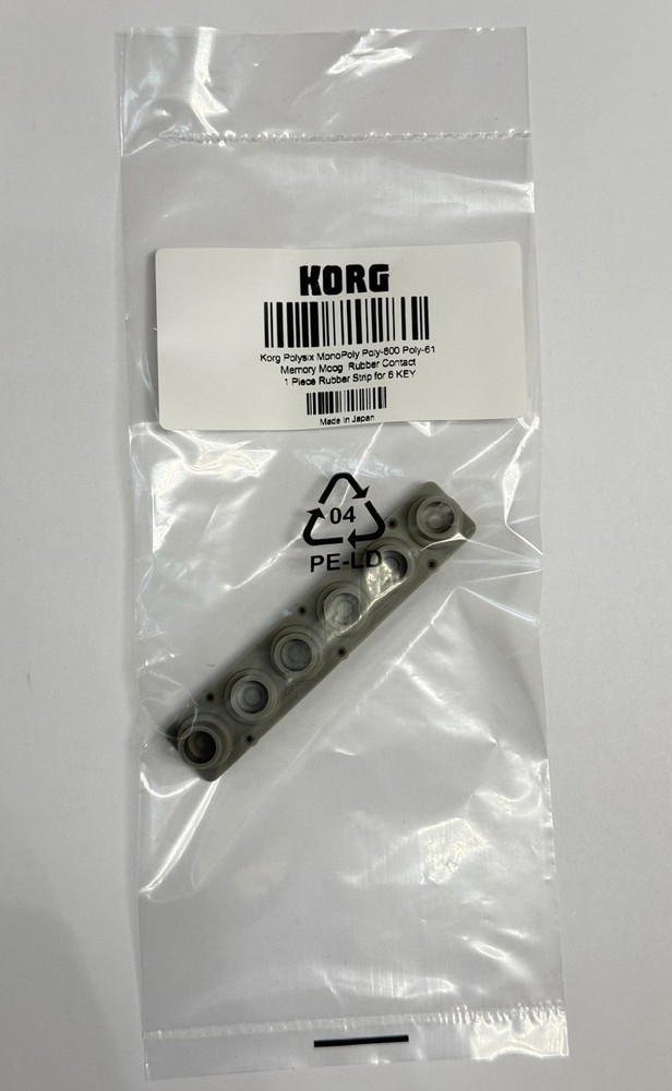 Korg Polysix -800 Poly-61 Mono Poly-Memory Moog Replacement Rubber Contact New