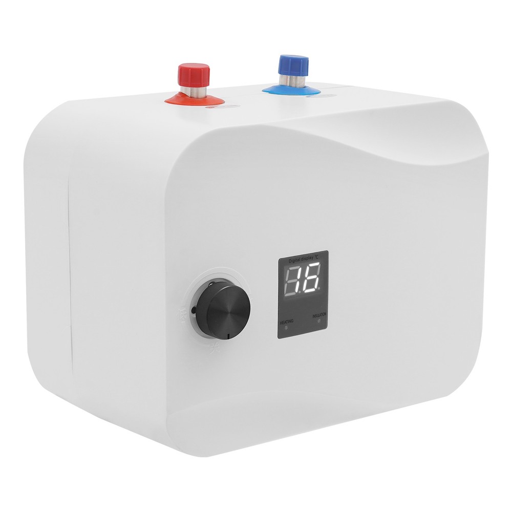 6L Electric Mini Tank Water Heater, 1500W Under Sink Hot Water Solution