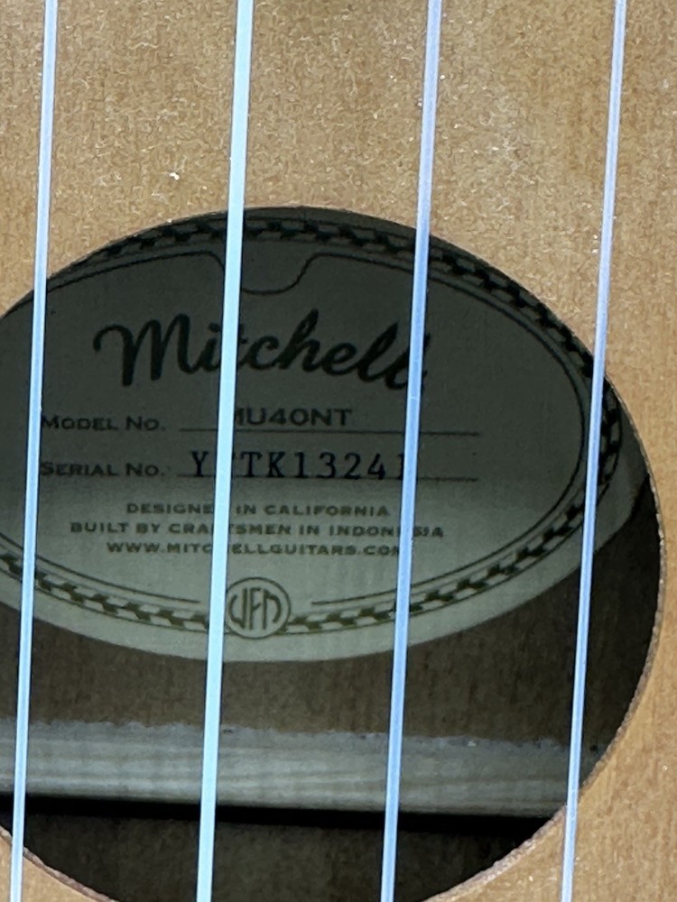 Mitchell Soprano Ukulele MU4ONT Natural