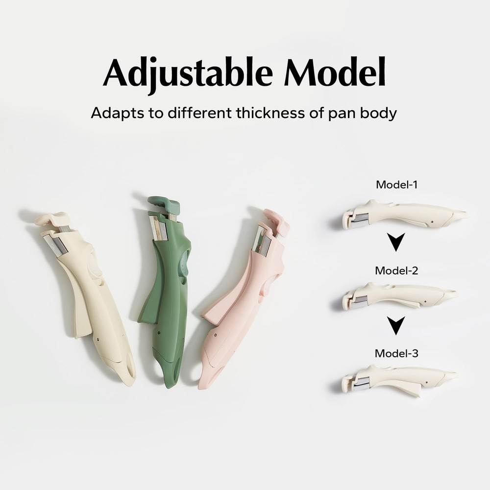 Green Removable Handle Detachable Cookware Replacement Pots Pans Universal