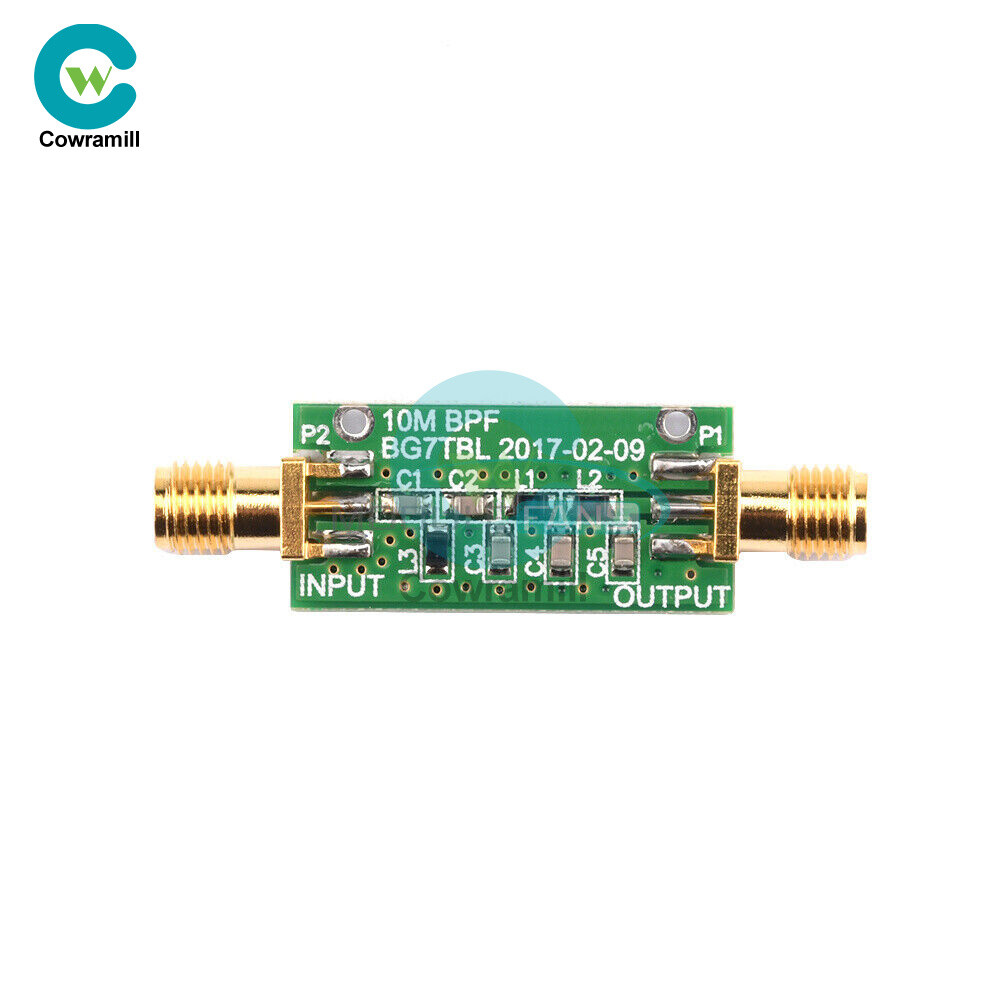 BPF Bandpass Filter 10M 10MHz BPF Band-pass Filter Low Insertion Loss New