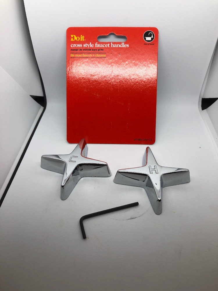 Do it Cross Pattern Replacement Faucet Handles - 411664