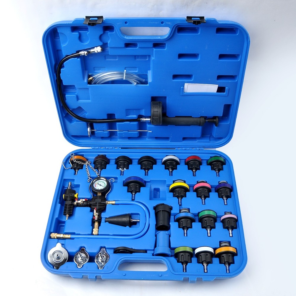 0~2.5 Bar Cooling System Pressure Tester Set Leak Detector &Coolant Change Tool