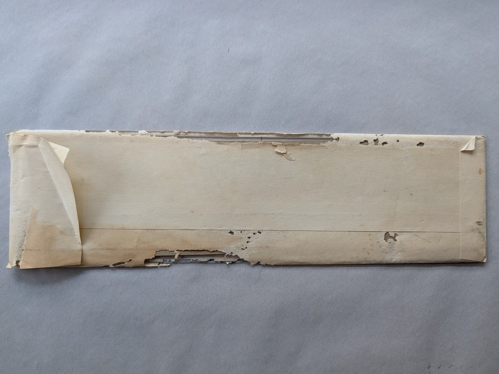 USPS 1960's Clear Nautical Navigation Course Plotter Ruler Tool W/ Sleeve