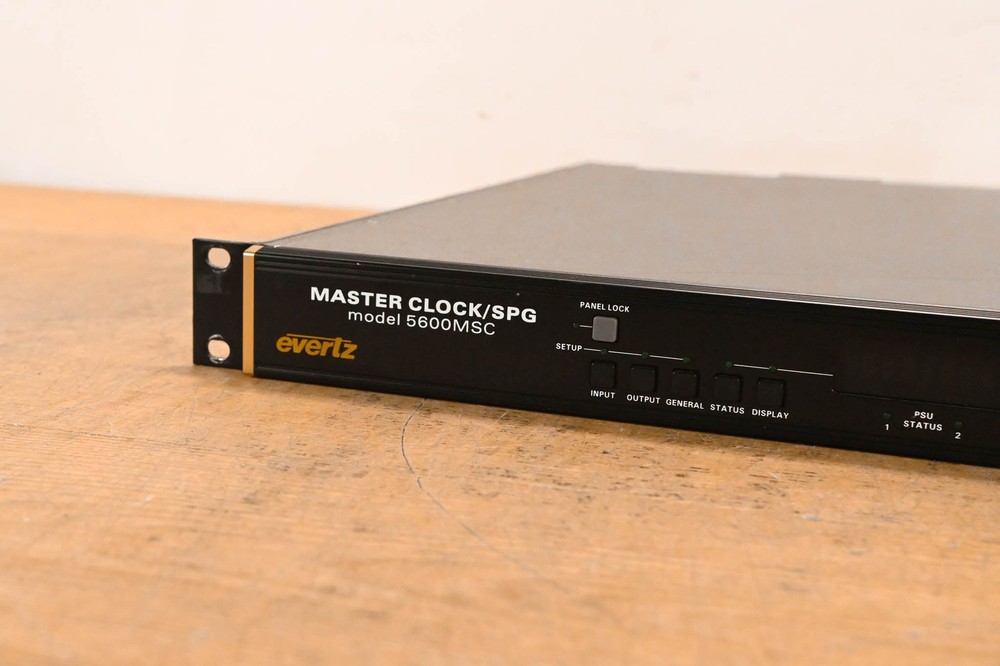Evertz 5600MSC Master Clock/SPG CG01QQN