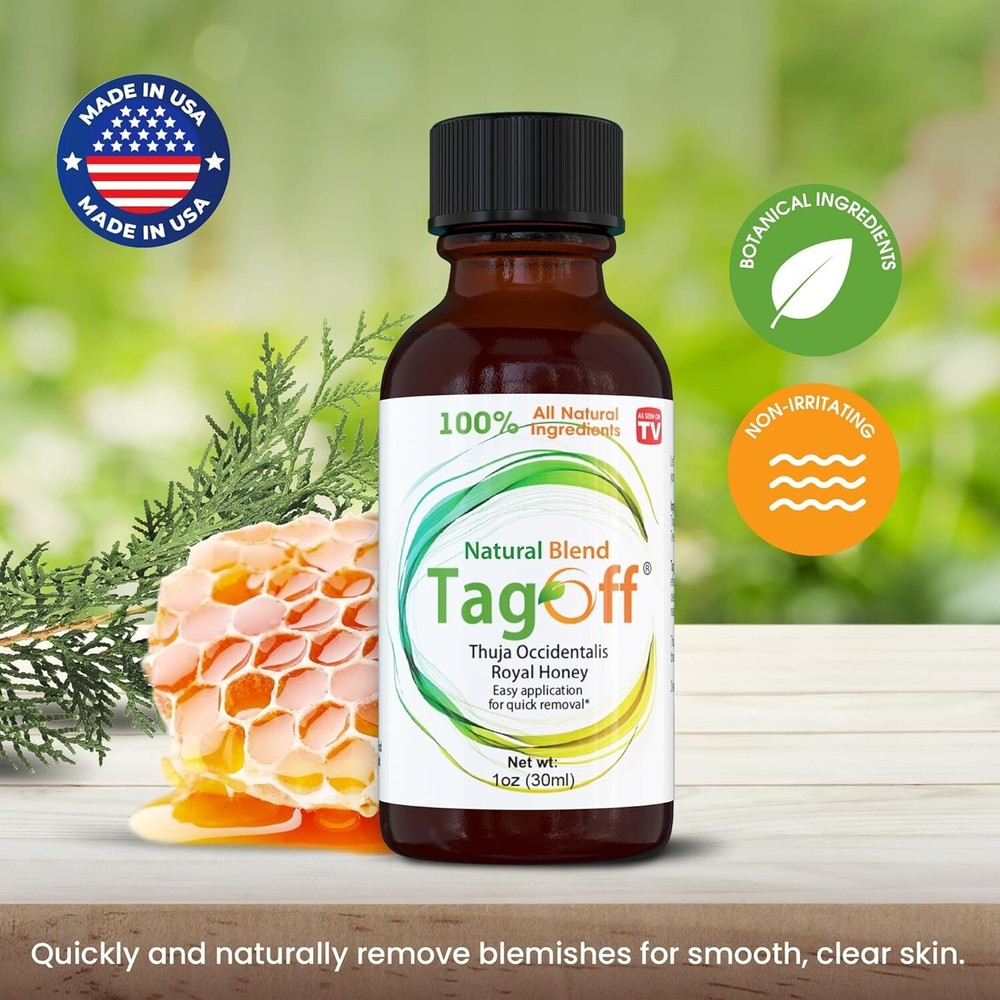 Tag Off Fast-Acting Eliminate Skin Tags 1 OZ bottle