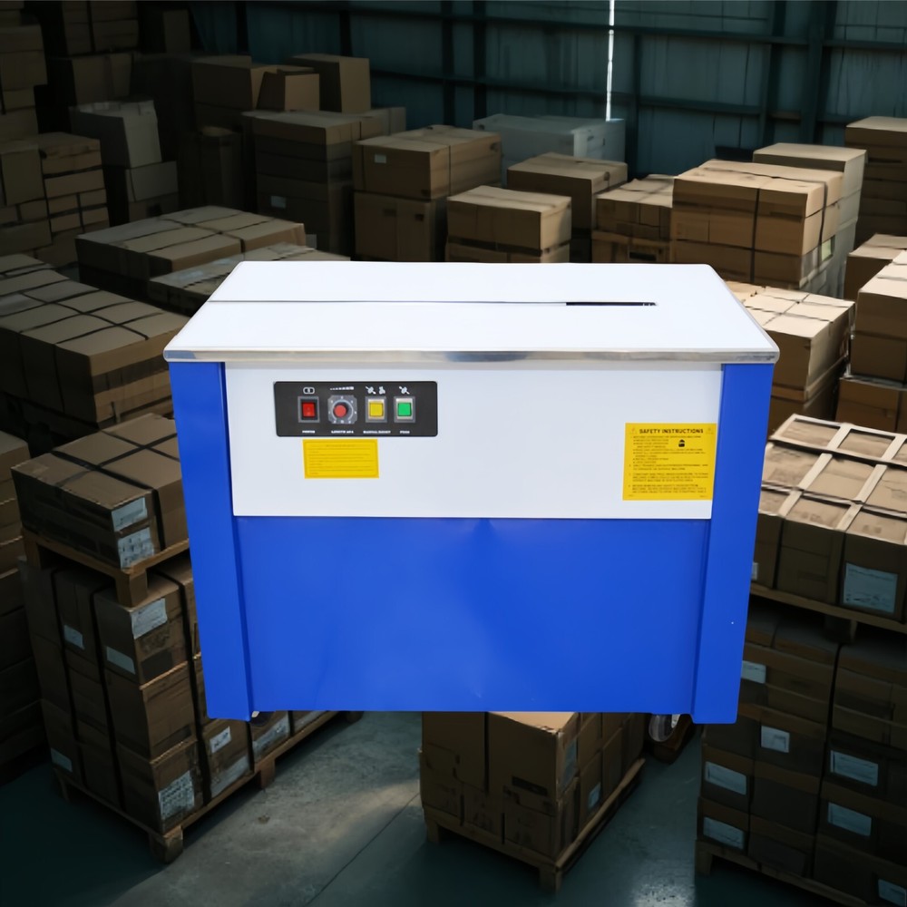 6-15MM Polyethylene Plastic Tape Strapping Machine Semi-Auto Wrapping Machine