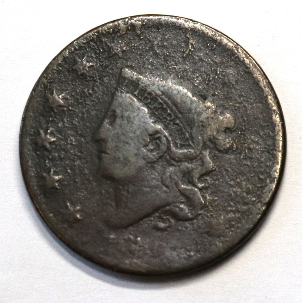 1830 N-11 Coronet/Matron Head Large Cent, Large Letters, Very Rare R5