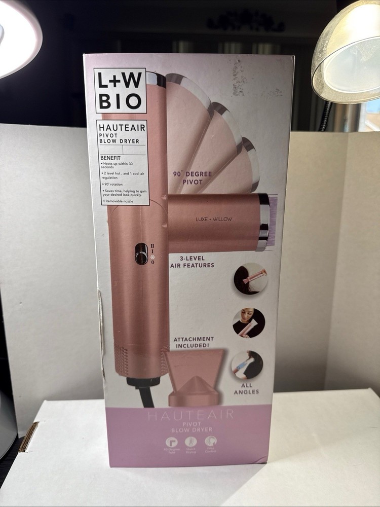 Lux and Willow hair dryer 90 degree foldable