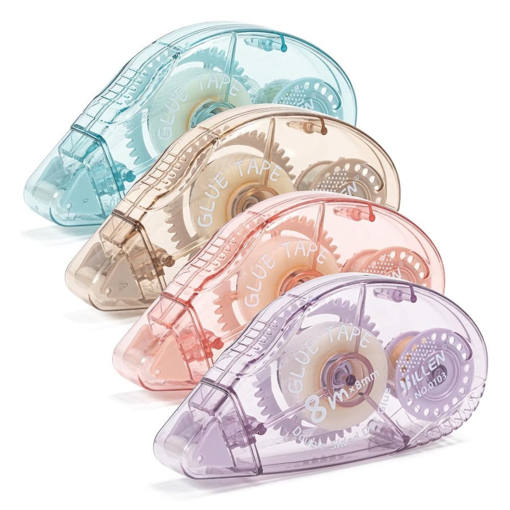 Innovative Adhesive Tape Roller Set - 4 Pack for Neat Paper Crafting Projects