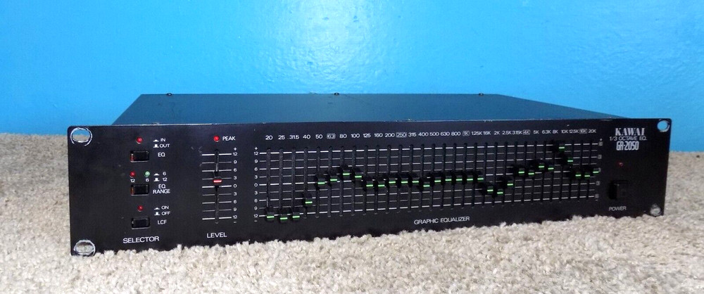 Kawai GR-2050 Graphic Equalizer 1/3 Octave Rare