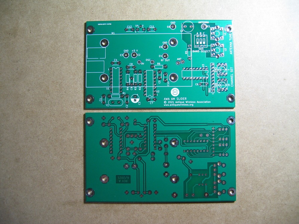 AM Synthesized Signal Source Printed Circuit Board