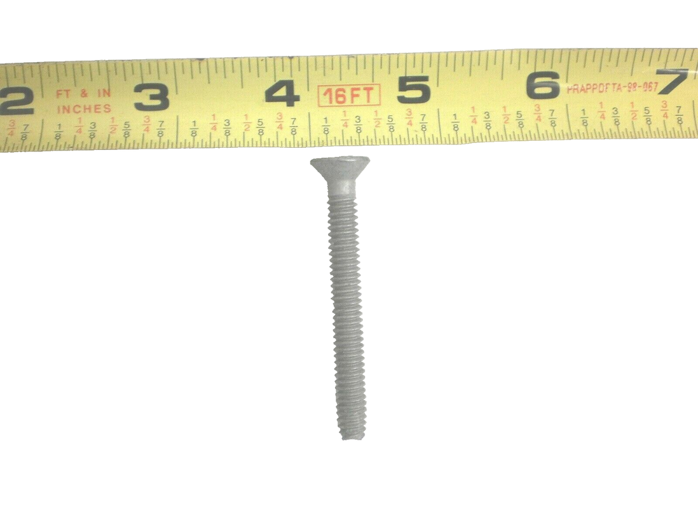 Lot of 100 - 1/4" x 2.5" PLATED Torx Self Tapping Trailer Wood Deck Screws W/Bit