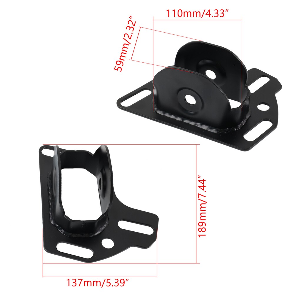 Adjustable Left & Right Rear Trailing Arm Bracket Toe Correcting For BMW E36 E46