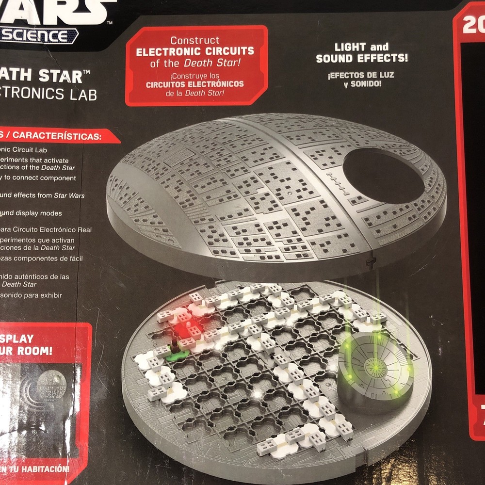 Star Wars Science Death Star Electronics Lab Uncle Milton Light & Sound Effects