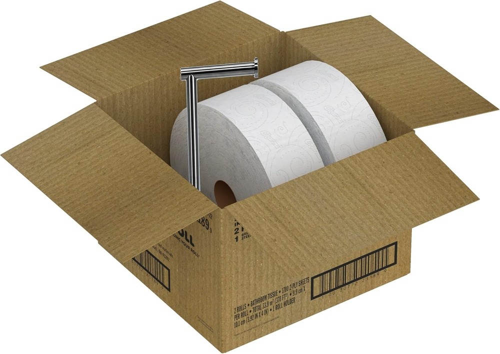 Forever Roll Starter Kit Ultra Soft 1 Holder, 2 Rolls, 2-ply Bath Tissue