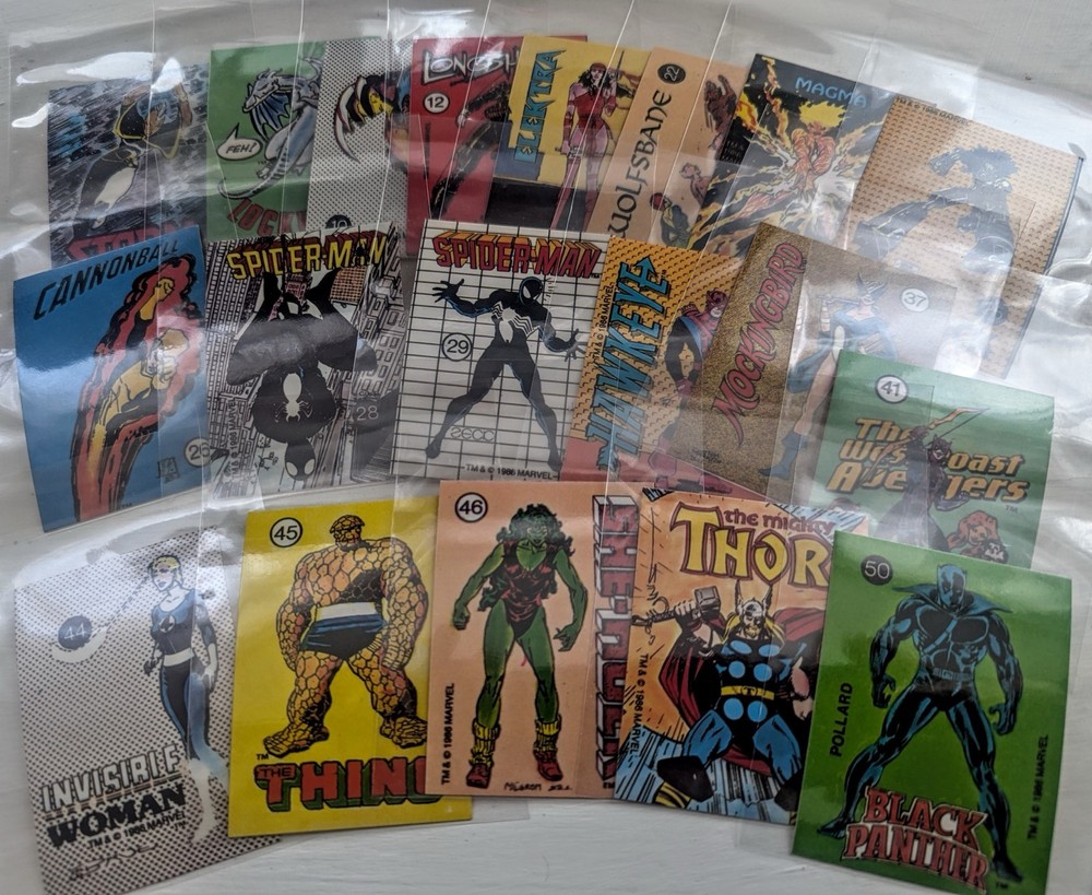 Marvel Universe Stickers by Comic Images (1986)