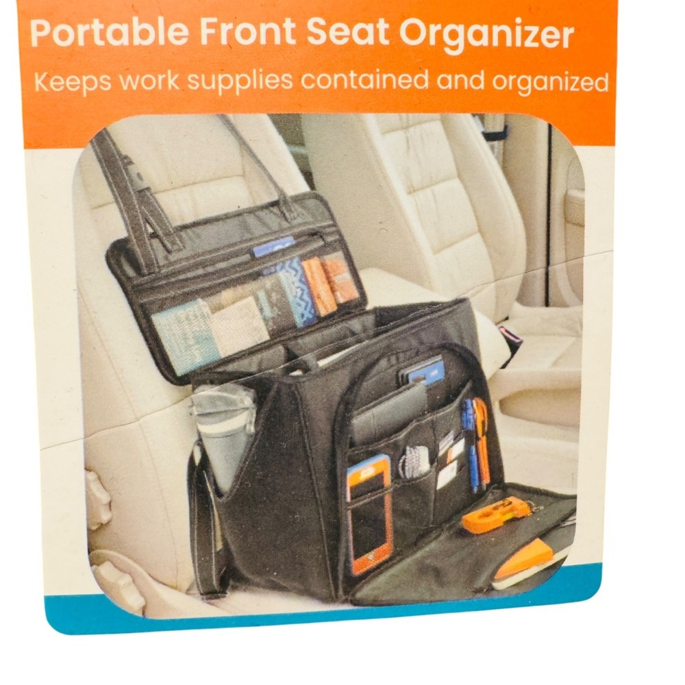 High Road Portable Front Seat Organizer With Multiple Compartments
