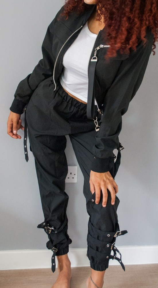 Black Co-Ord Size M UK 10 New