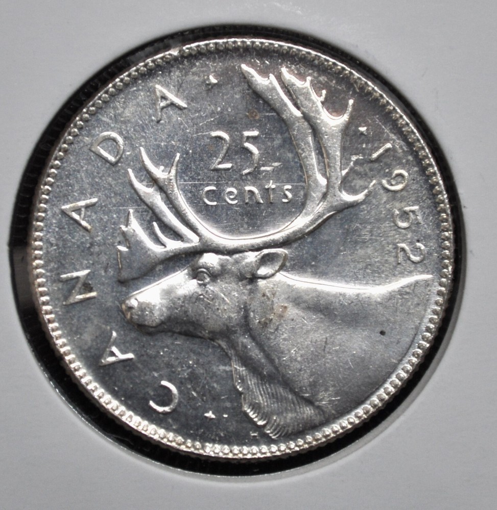 1952 LR Canada 25 Cents