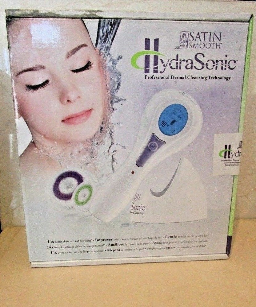 SATIN SMOOTH HYDRA SONIC PROFESSIONAL DERMAL CLEANSING TECHNOLOGY BOXED