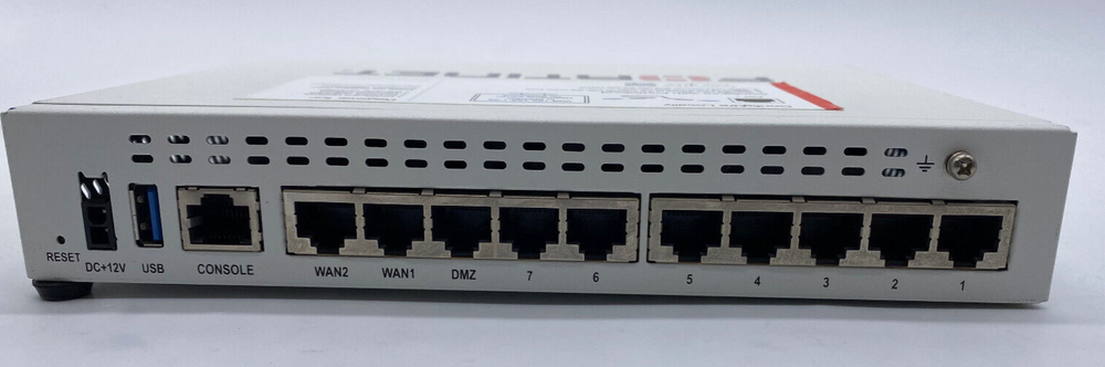 Fortinet FortiGate-60E FG-60E VPN Firewall Security