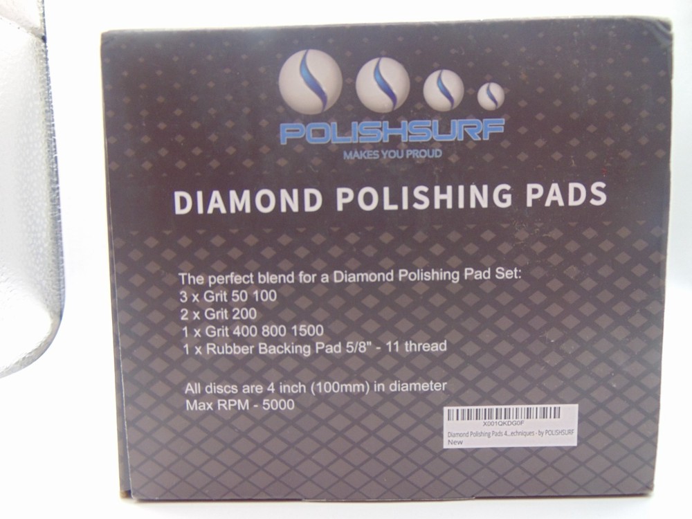 Polishsurf Diamond Polishing Pads 7pc Set