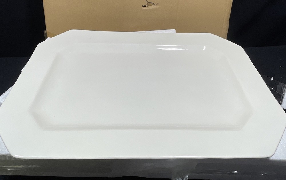 Pottery Barn Healdsburg Oversized Rectangular Platter 13”x19” Geometric